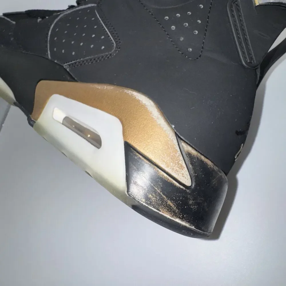 Air Jordan 6 Retro DMP Defining Moments Black Gold CT4954-007 Men’s Size 14